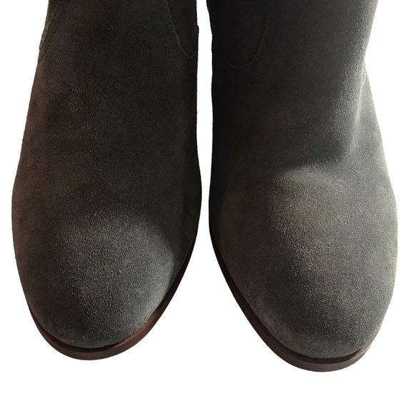 DIBA Sofia Gray Suede Leather Ankle Booties 8.5 NEW - Picture 8 of 13
